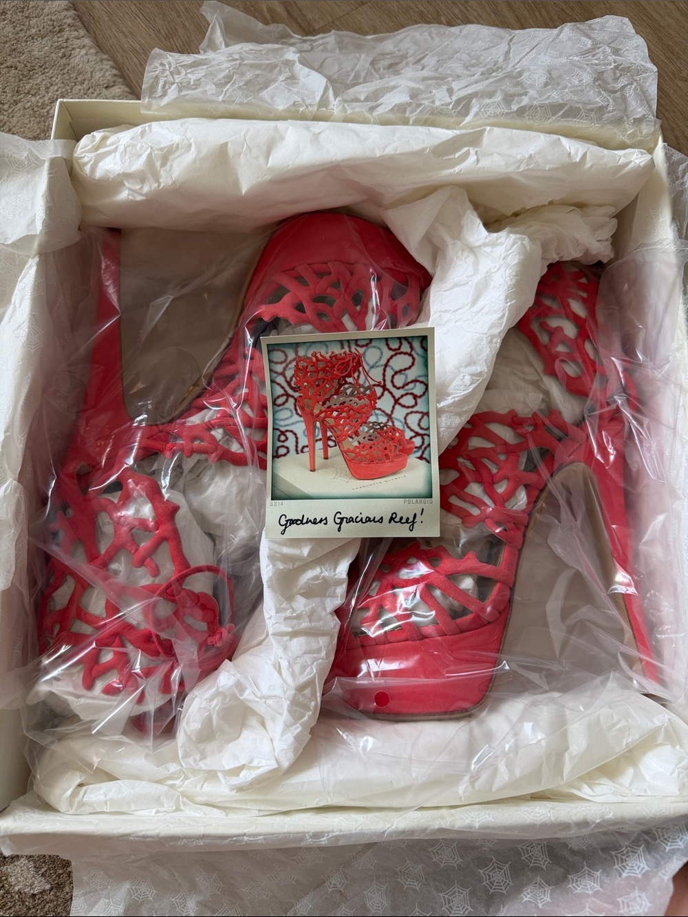 Charlotte Olympia Goodness Gracious Reef Heels sz 40 - Picture 10 of 12